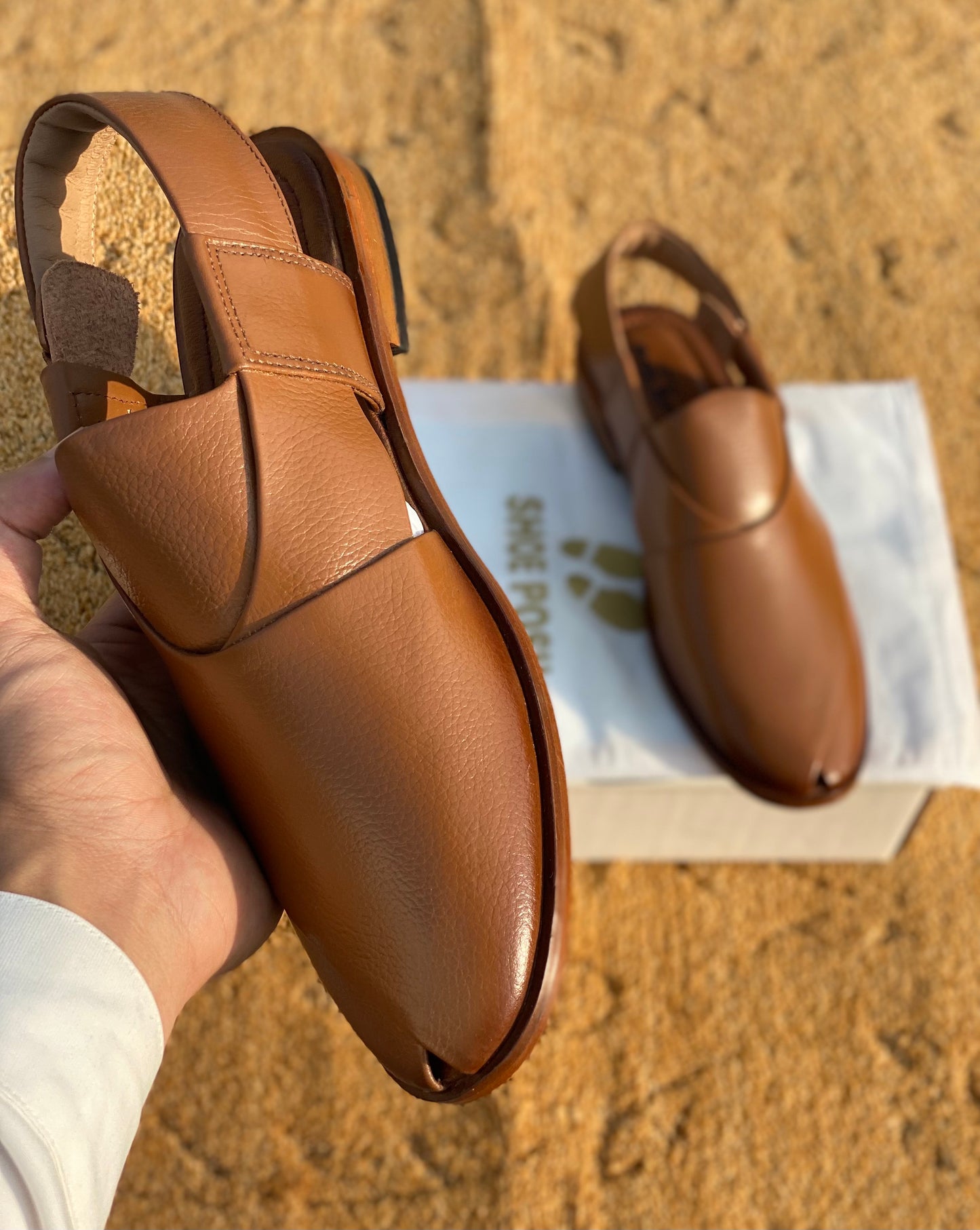 Peshawari Chappal Mustard